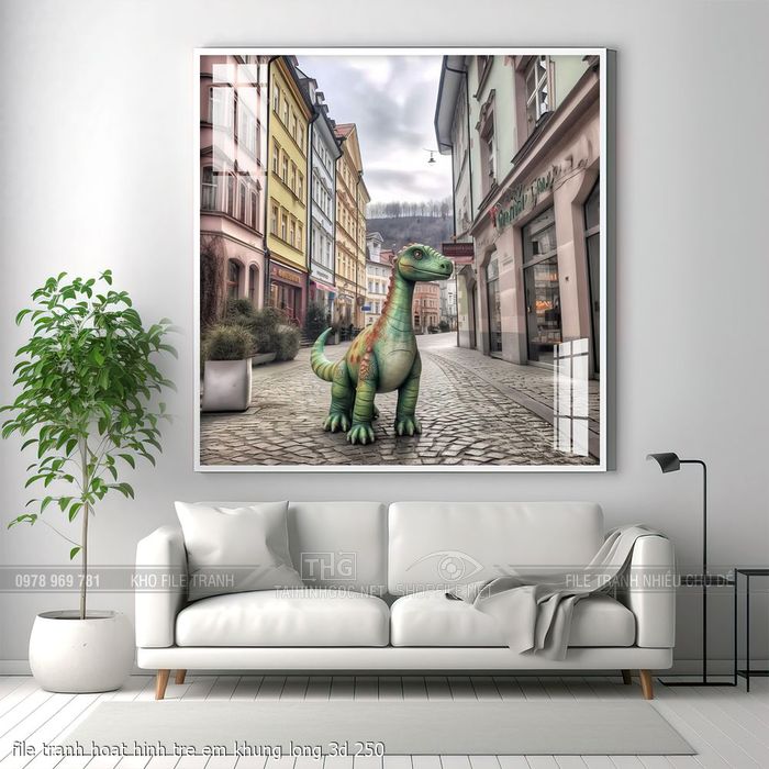 file tranh hoat hinh tre em khung long 3d 250
