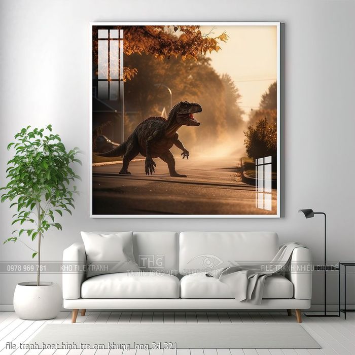 file tranh hoat hinh tre em khung long 3d 321