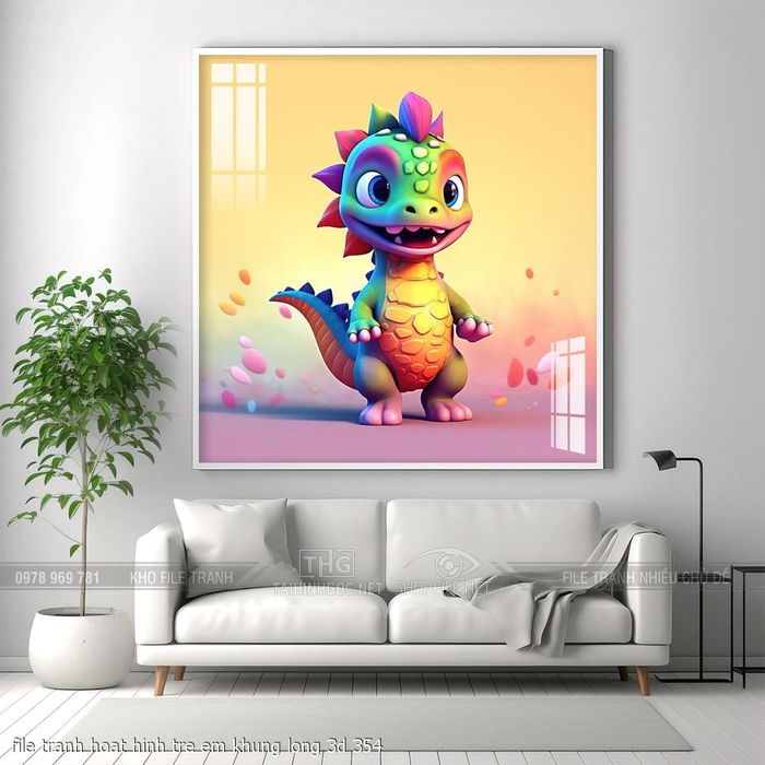 file tranh hoat hinh tre em khung long 3d 354