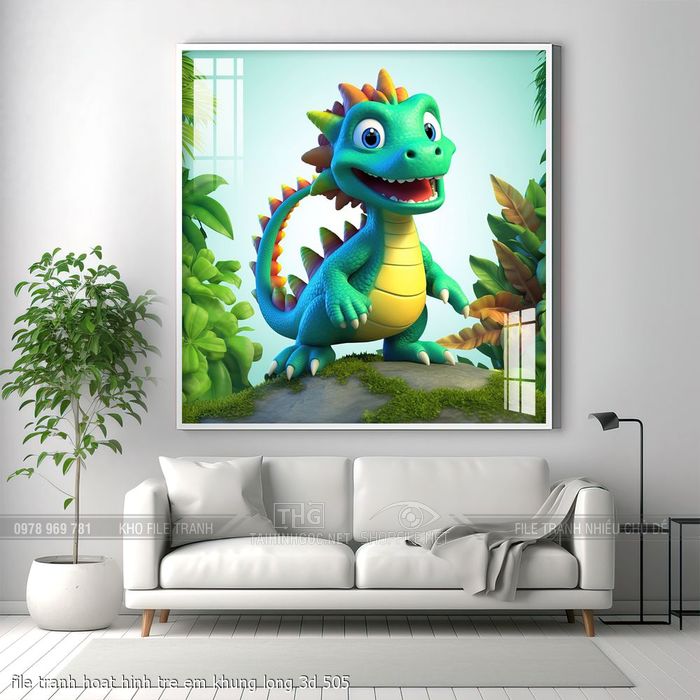 file tranh hoat hinh tre em khung long 3d 505