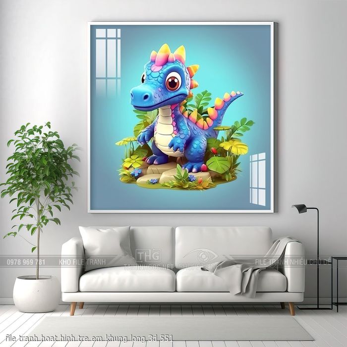 file tranh hoat hinh tre em khung long 3d 551