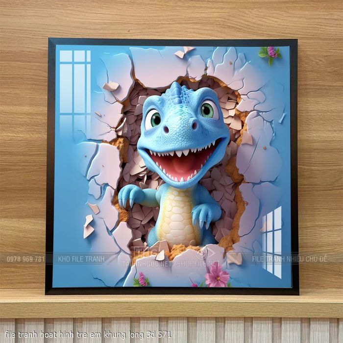 file tranh hoat hinh tre em khung long 3d 571