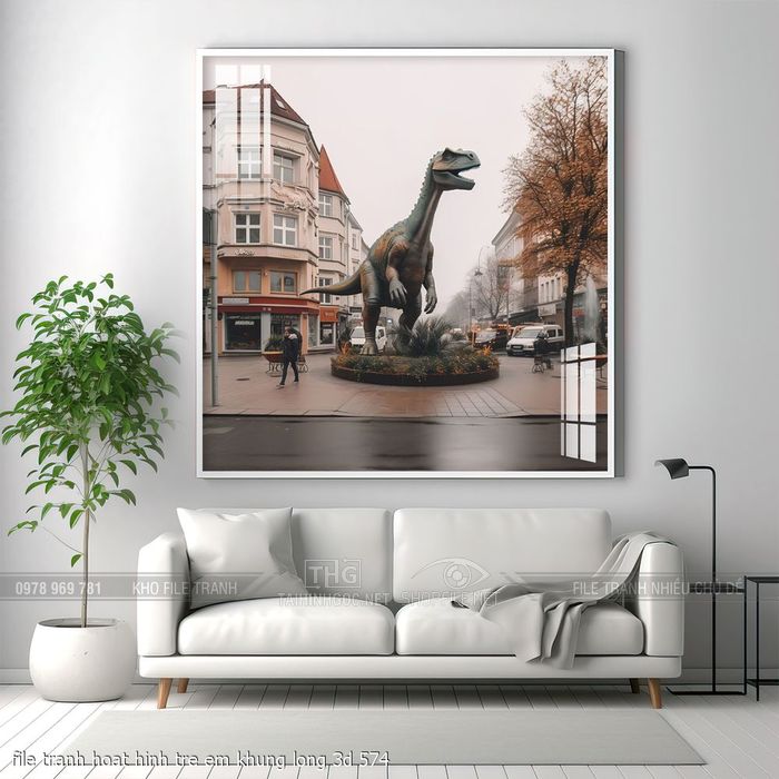 file tranh hoat hinh tre em khung long 3d 574