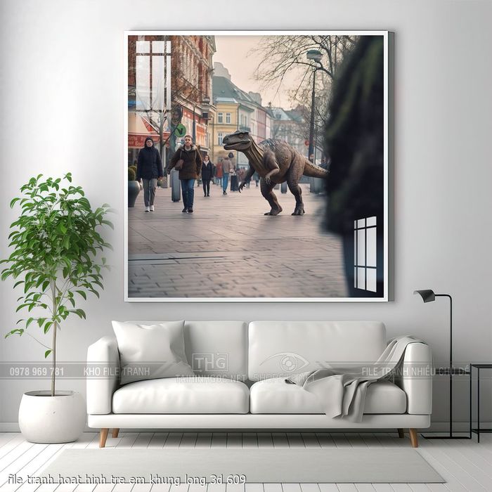 file tranh hoat hinh tre em khung long 3d 609