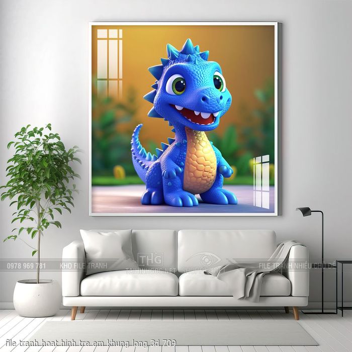file tranh hoat hinh tre em khung long 3d 709