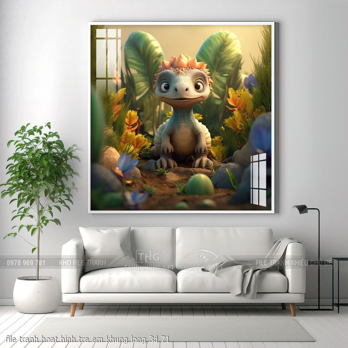 file tranh hoat hinh tre em khung long 3d 71