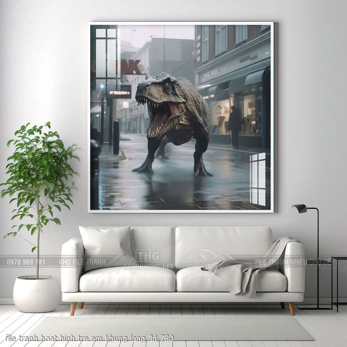 file tranh hoat hinh tre em khung long 3d 780
