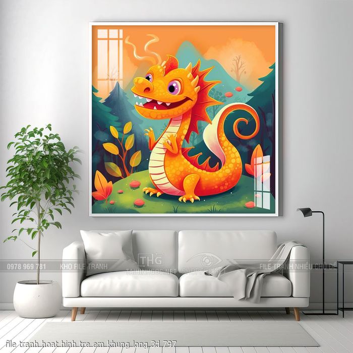 file tranh hoat hinh tre em khung long 3d 797