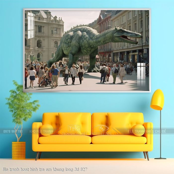 file tranh hoat hinh tre em khung long 3d 827