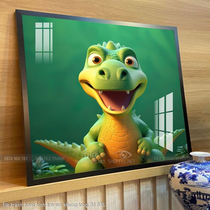 file tranh hoat hinh tre em khung long 3d 845