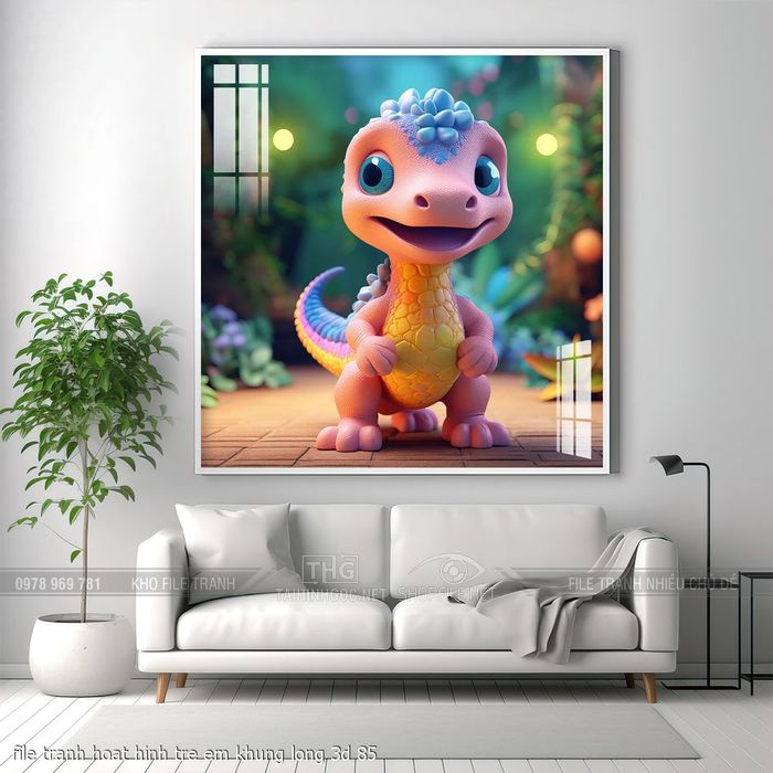 file tranh hoat hinh tre em khung long 3d 85