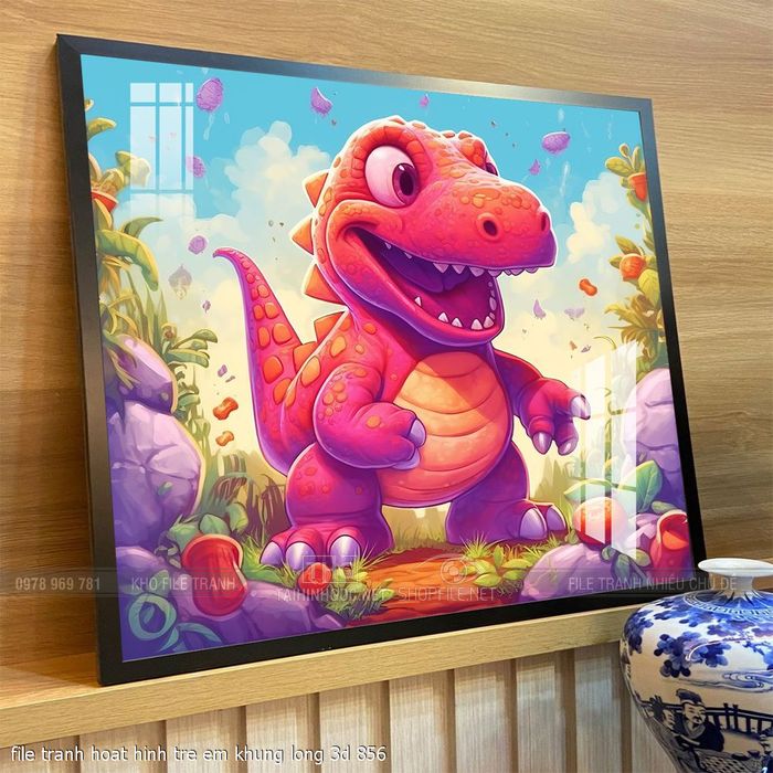 file tranh hoat hinh tre em khung long 3d 856