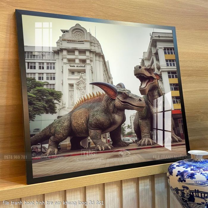 file tranh hoat hinh tre em khung long 3d 861