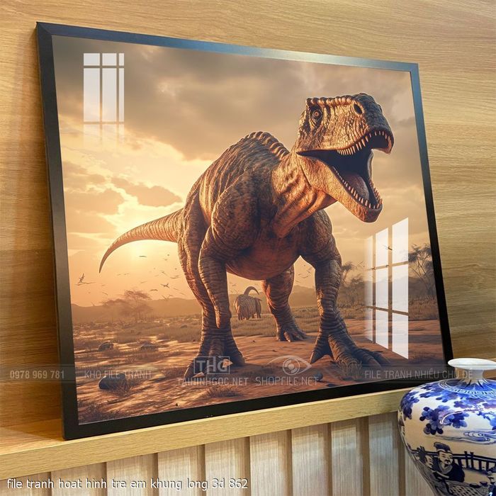 file tranh hoat hinh tre em khung long 3d 862