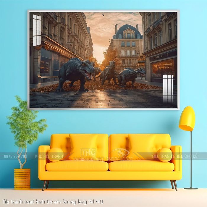 file tranh hoat hinh tre em khung long 3d 941