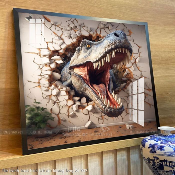 file tranh hoat hinh tre em khung long 3d 943