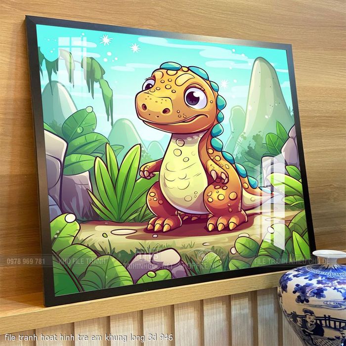 file tranh hoat hinh tre em khung long 3d 946