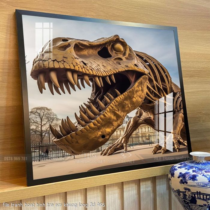 file tranh hoat hinh tre em khung long 3d 956