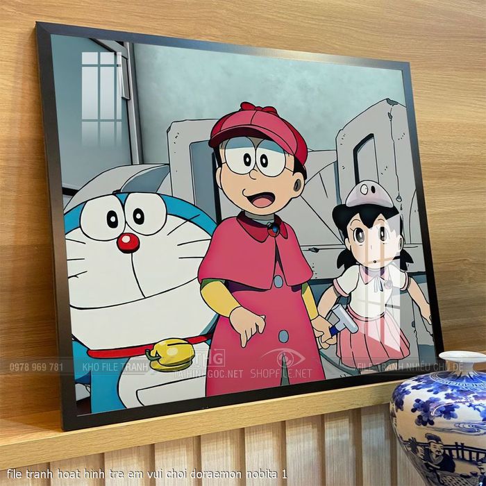 file tranh hoat hinh tre em vui choi doraemon nobita 1