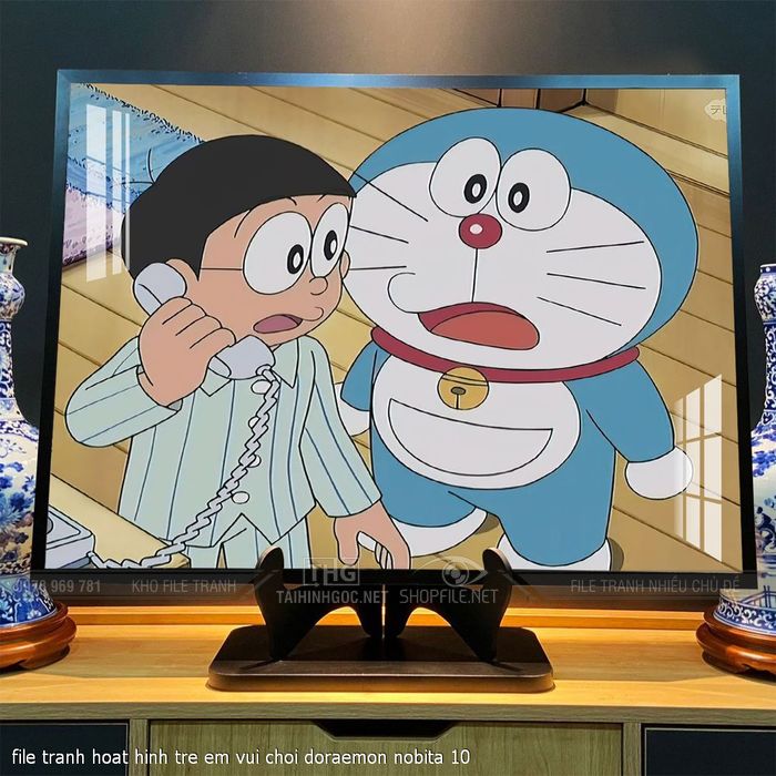 file tranh hoat hinh tre em vui choi doraemon nobita 10