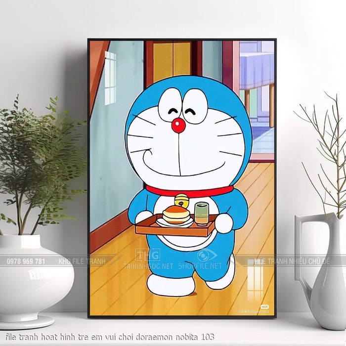 file tranh hoat hinh tre em vui choi doraemon nobita 103