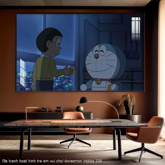 file tranh hoat hinh tre em vui choi doraemon nobita 104