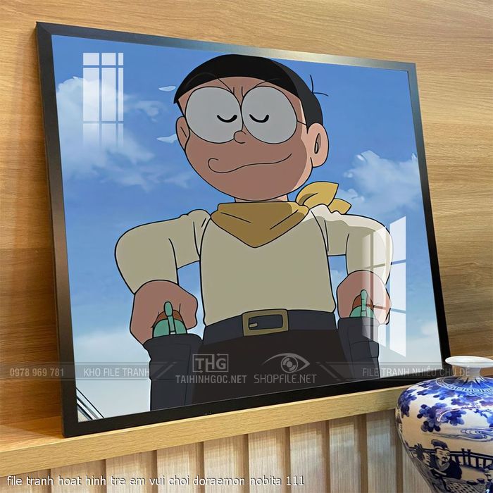 file tranh hoat hinh tre em vui choi doraemon nobita 111