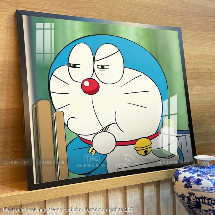 file tranh hoat hinh tre em vui choi doraemon nobita 113