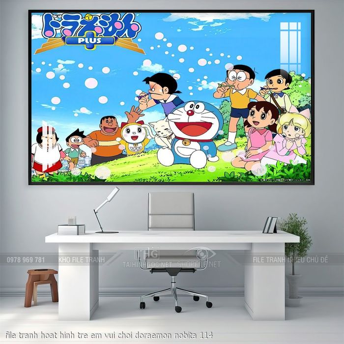 file tranh hoat hinh tre em vui choi doraemon nobita 114