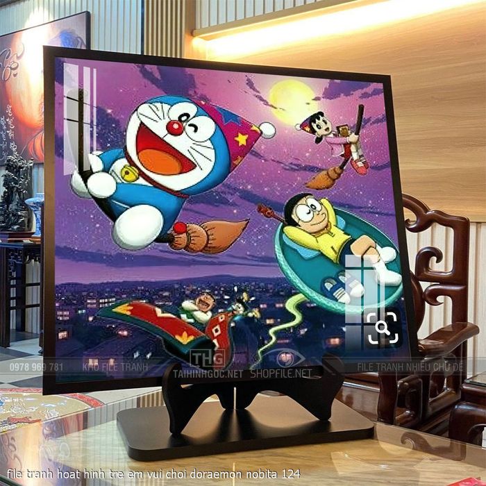 file tranh hoat hinh tre em vui choi doraemon nobita 124