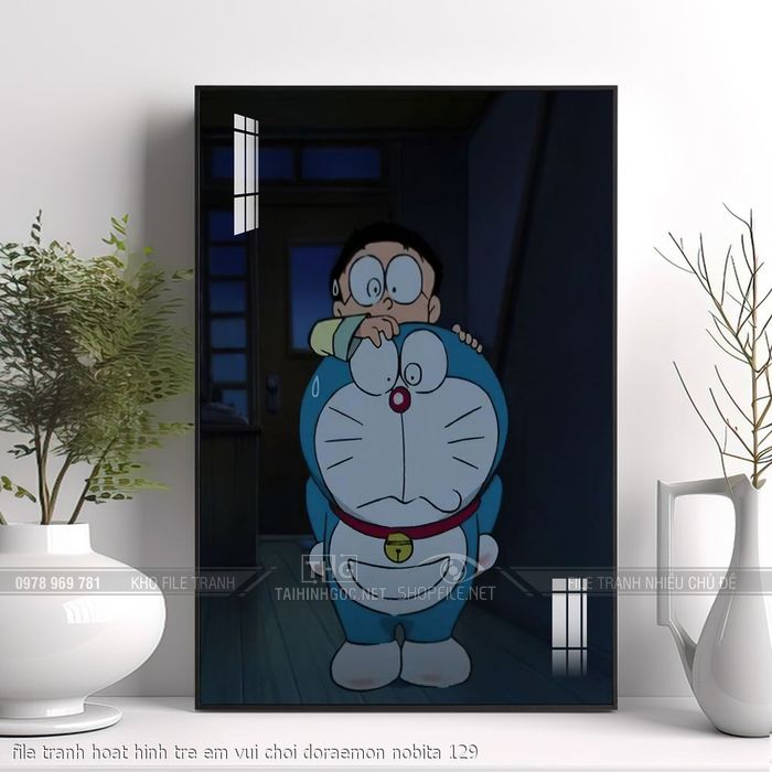 file tranh hoat hinh tre em vui choi doraemon nobita 129