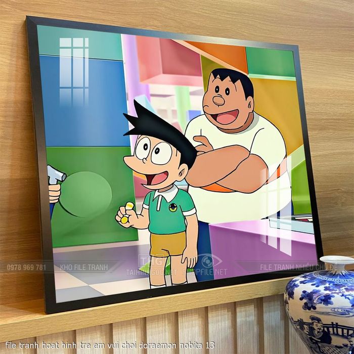 file tranh hoat hinh tre em vui choi doraemon nobita 13