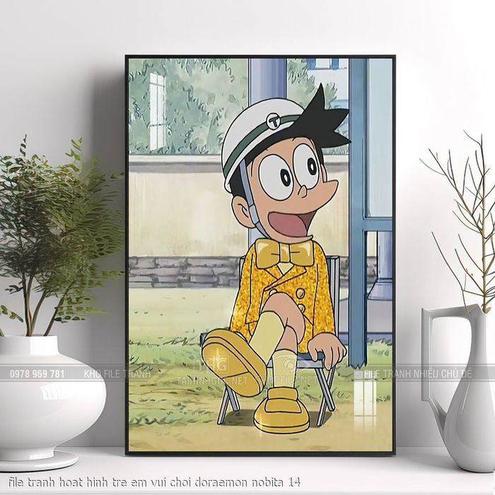 file tranh hoat hinh tre em vui choi doraemon nobita 14