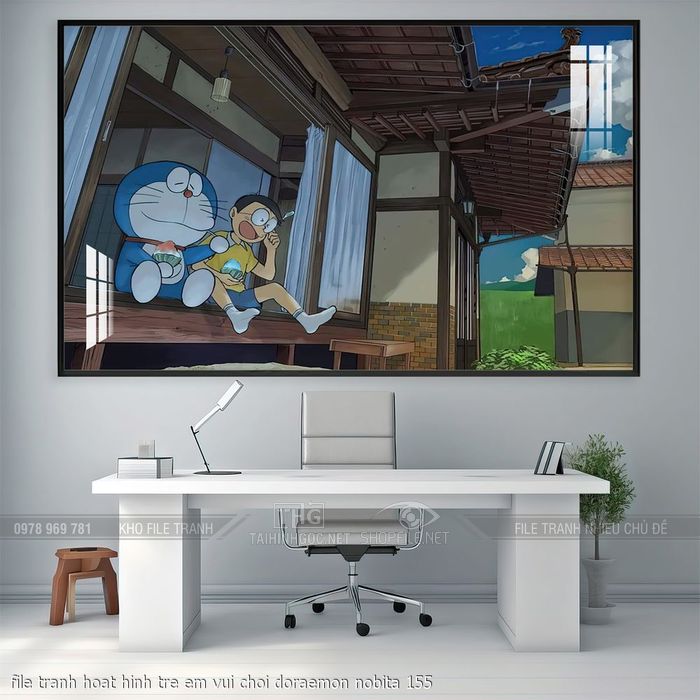 file tranh hoat hinh tre em vui choi doraemon nobita 155