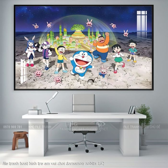 file tranh hoat hinh tre em vui choi doraemon nobita 162