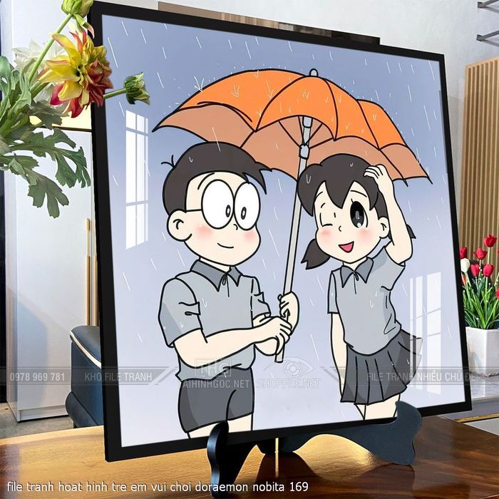 file tranh hoat hinh tre em vui choi doraemon nobita 169
