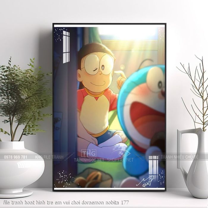 file tranh hoat hinh tre em vui choi doraemon nobita 177