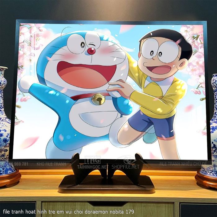 file tranh hoat hinh tre em vui choi doraemon nobita 179