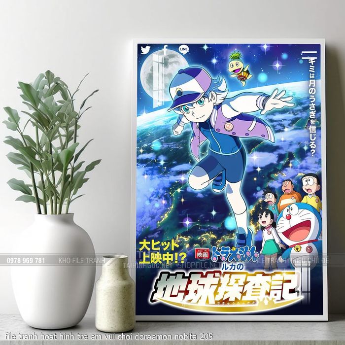 file tranh hoat hinh tre em vui choi doraemon nobita 205