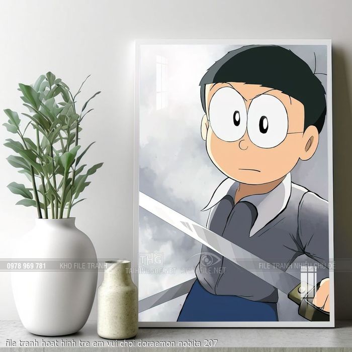 file tranh hoat hinh tre em vui choi doraemon nobita 207