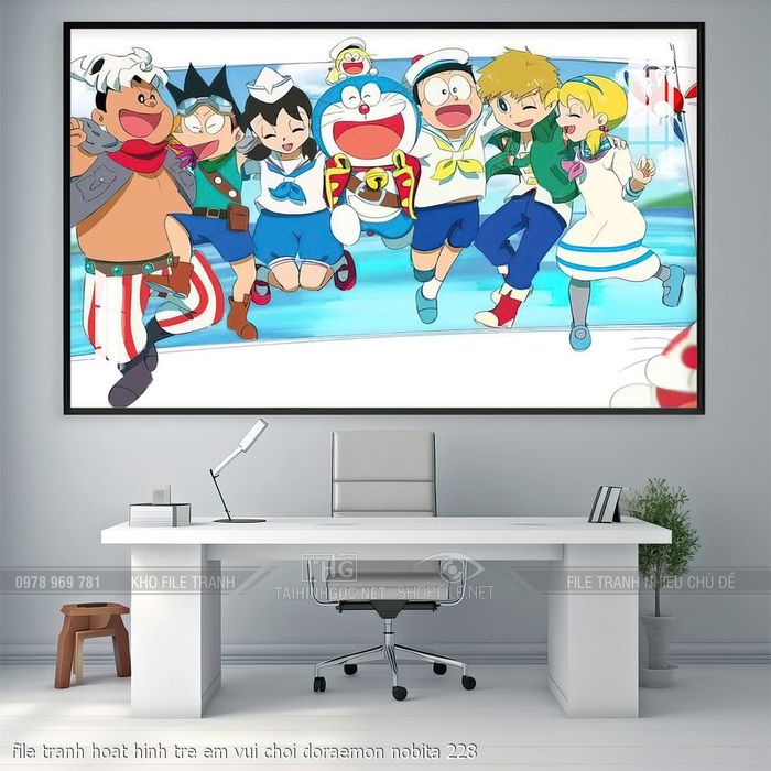 file tranh hoat hinh tre em vui choi doraemon nobita 228