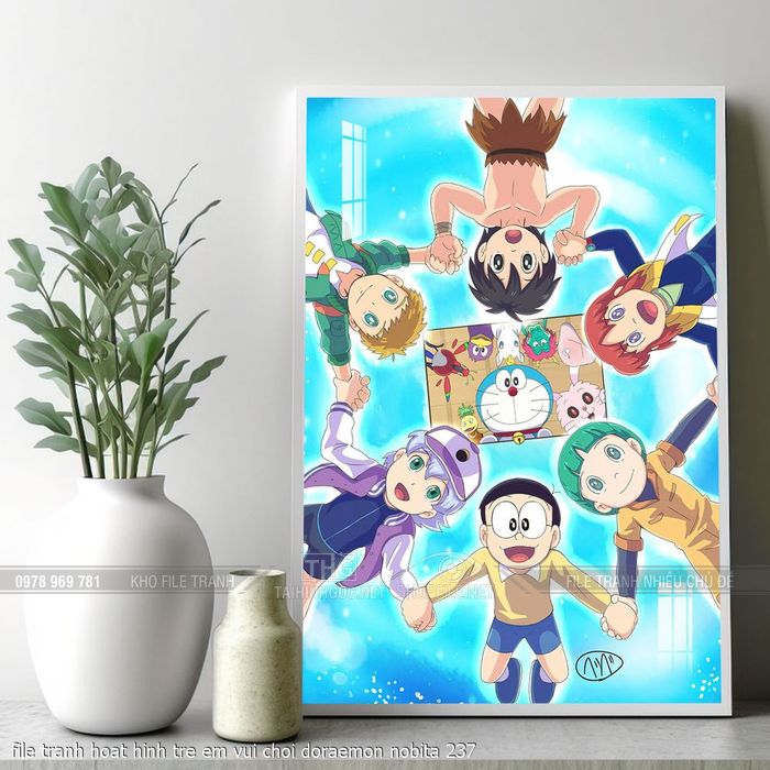 file tranh hoat hinh tre em vui choi doraemon nobita 237