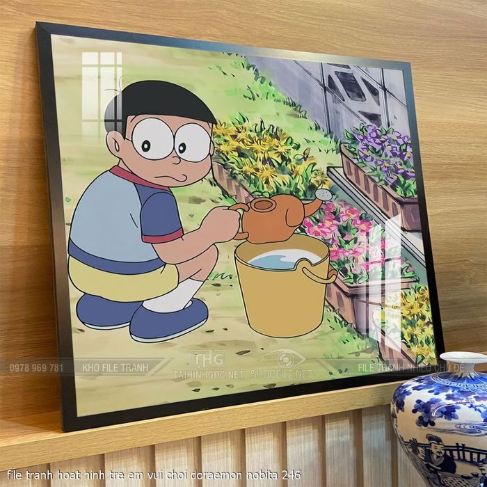 file tranh hoat hinh tre em vui choi doraemon nobita 246