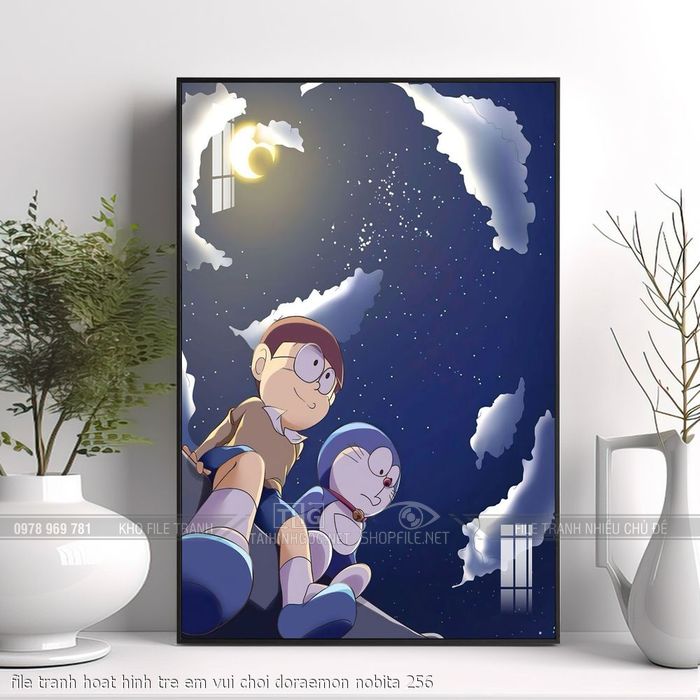 file tranh hoat hinh tre em vui choi doraemon nobita 256