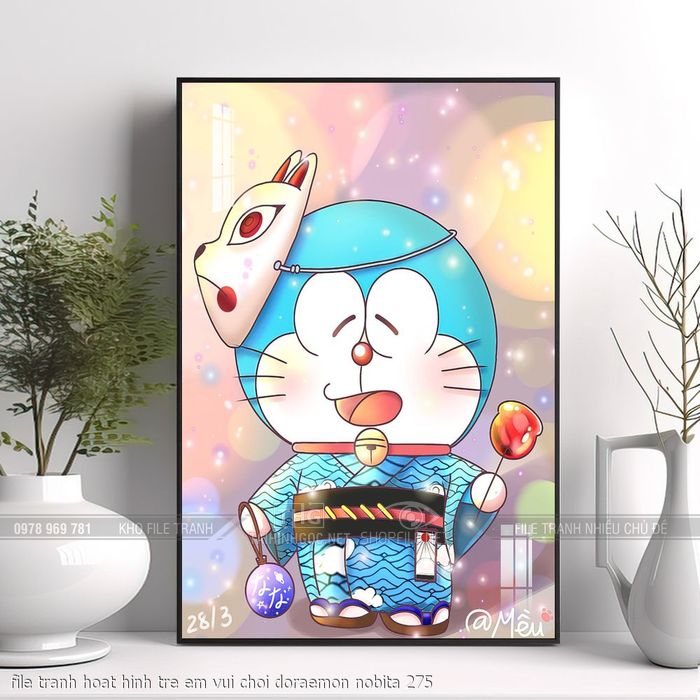 file tranh hoat hinh tre em vui choi doraemon nobita 275