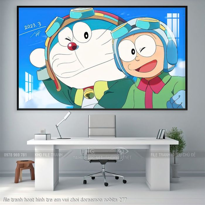 file tranh hoat hinh tre em vui choi doraemon nobita 277