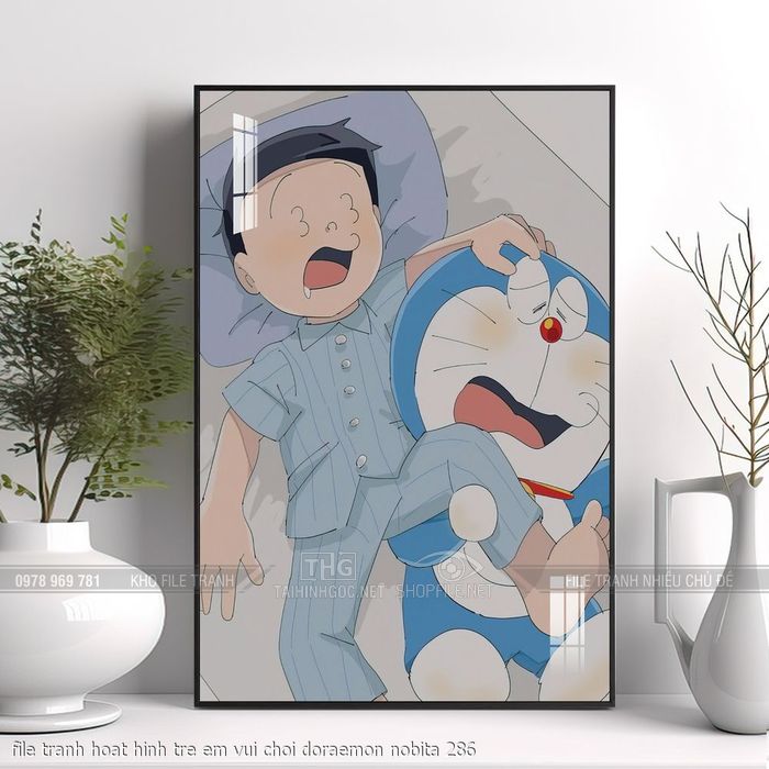 file tranh hoat hinh tre em vui choi doraemon nobita 286