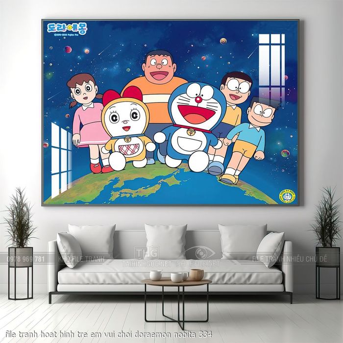 file tranh hoat hinh tre em vui choi doraemon nobita 334