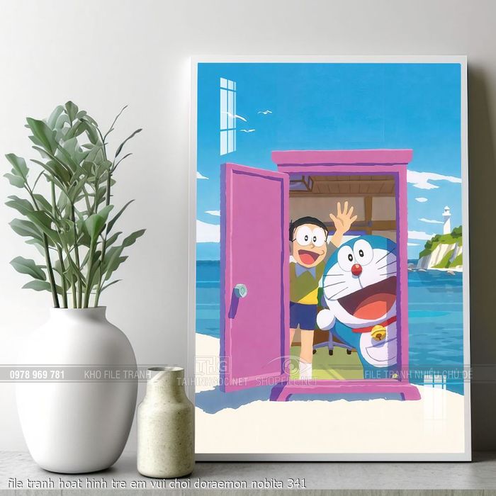 file tranh hoat hinh tre em vui choi doraemon nobita 341