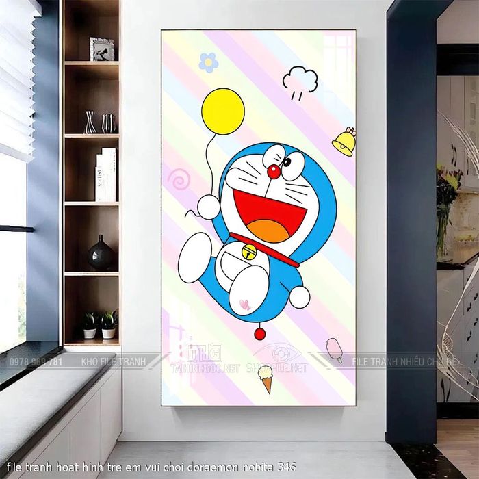 file tranh hoat hinh tre em vui choi doraemon nobita 346